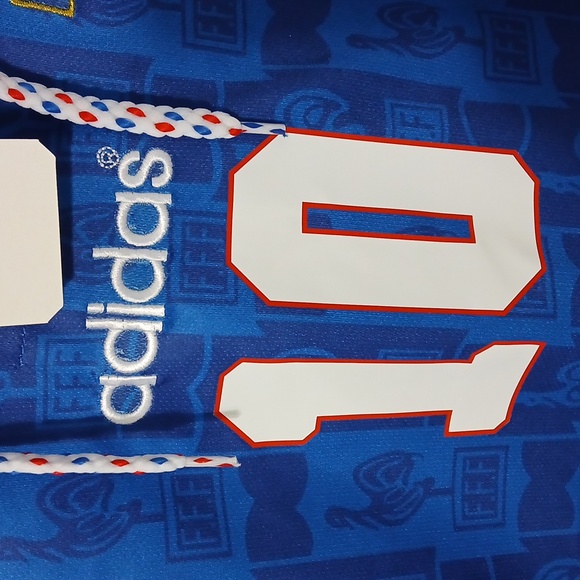 France Zidane Mens 1996 Jersey - Picture 3 of 7